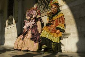 Masks at the Venice Carnival photo