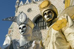 mascaras a el Venecia carnaval foto