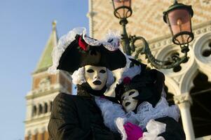 mascaras a el Venecia carnaval foto