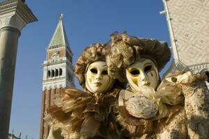 Masks at the Venice Carnival photo