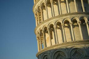 Details of the tower of Pisa photo