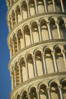 Details of the tower of Pisa photo