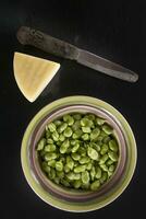 Pods with cheese photo