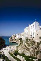 polignano un yegua bari Italia foto