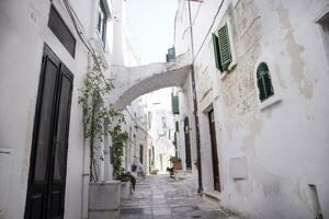 el blanco carreteras de ostuni foto