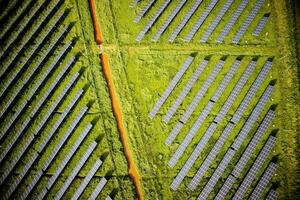 serie de fotovoltaica paneles foto