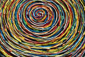 espiral de un mil colores foto