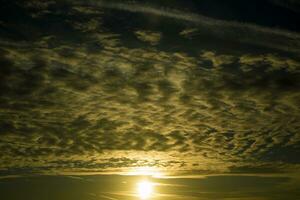 el nubes a amanecer foto