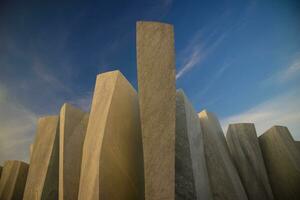 Series of marble blocks photo