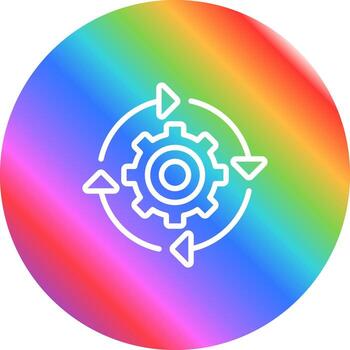 continuo integración vector icono