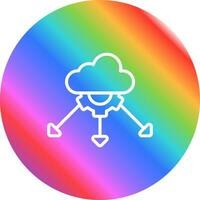 Network Load Balancing Vector Icon