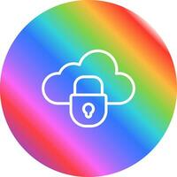 Private Cloud Vector Icon