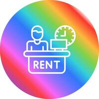 Rental Service Vector Icon