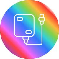 Portable Hard Drive Vector Icon