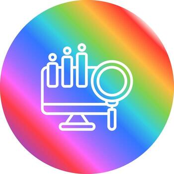 Big Data Analytics Vector Icon