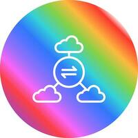 Multi-Cloud Vector Icon