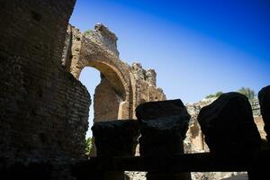 romano teatro en taormina foto