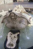 The Barcaccia Rome fountain photo