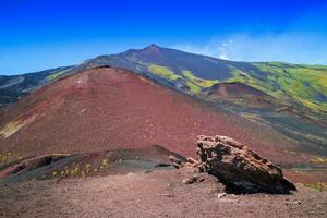 The colors of the Etna volcano photo