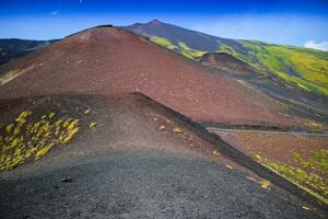 The colors of the Etna volcano photo