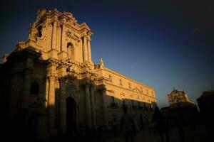 Square of Siracusa Italy photo