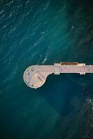 Pier of Marina di Massa Italy photo