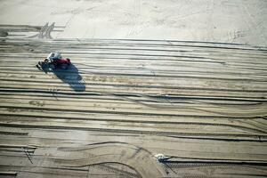 versilia trabajos a restaurar el playa foto