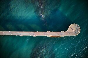 Pier of Marina di Massa Italy photo