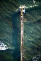 muelle de cincual en massa carrara foto