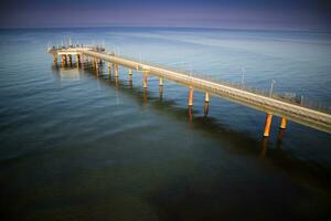 muelle de centro de deportes acuáticos di pietrasanta foto