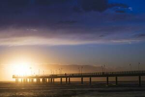 Pier of Marina di Pietrasanta Italy photo