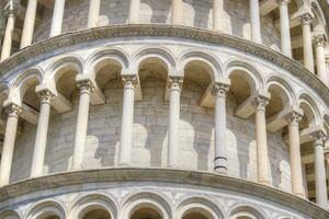 detalles de el torre de Pisa foto