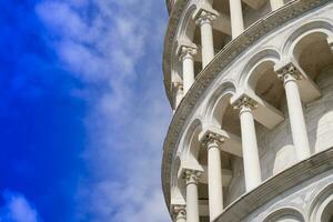 detalles de el torre de Pisa foto