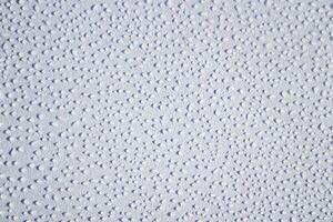 Drops of dew on a white background photo
