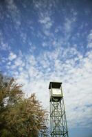 Steel tower for forest firefighting photo