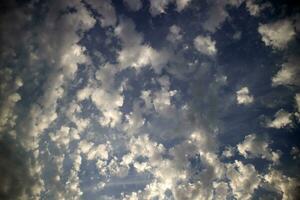 The geometric composition of the small clouds photo