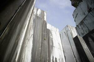 Abandoned marble quarry on the Apuan Alps photo