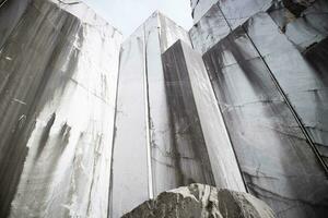 Abandoned marble quarry on the Apuan Alps photo