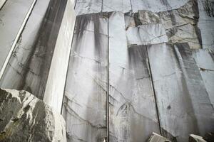 Abandoned marble quarry on the Apuan Alps photo