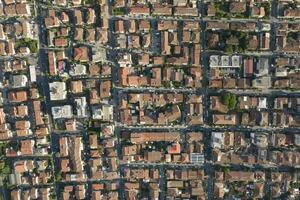 Aerial view of an urbanized area photo