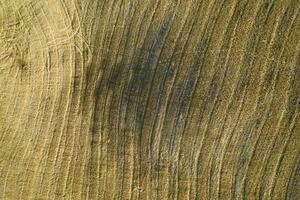 Aerial view of the shape of the fields Tuscany Italy photo