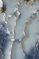 Aerial view of the free thermal baths of Saturnia Italy photo