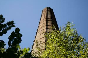 Photographic documentation of an old abandoned factory photo