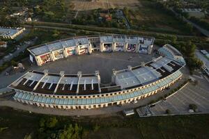 Aerial view of the citadel of the carnival Viareggio Tuscany photo