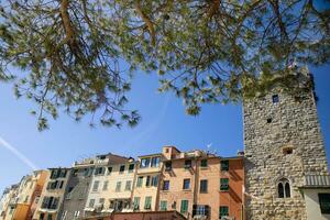 fotográfico ver de el pequeño vistoso pueblo de portovenere foto