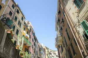 The central street of Riomaggiore Cinque Terre photo