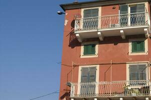 details of the town of Lerici Liguria photo