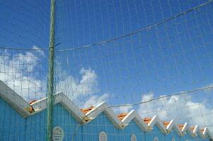 the characteristic beach cabins of forte dei marmi photo