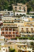 panoramic view of the village of Positano Naples Italy photo