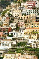 panorámico ver de el pueblo de positano Nápoles Italia foto